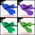 Chinese Manufacturer Polyester Self Tie Men's Bow Ties and Pocket Square